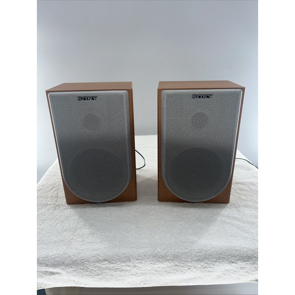 Sony Speakers SS-CNE3 Stereo Bookshelf Pair of 6 ohms